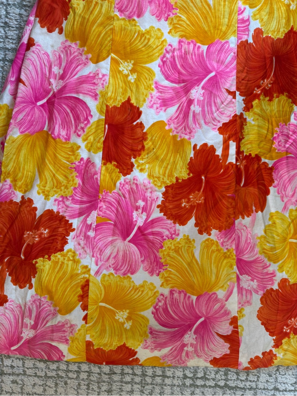 Vintage Tropical/ Made in Hawaii Floral Maxi Dress - Picture 8 of 8